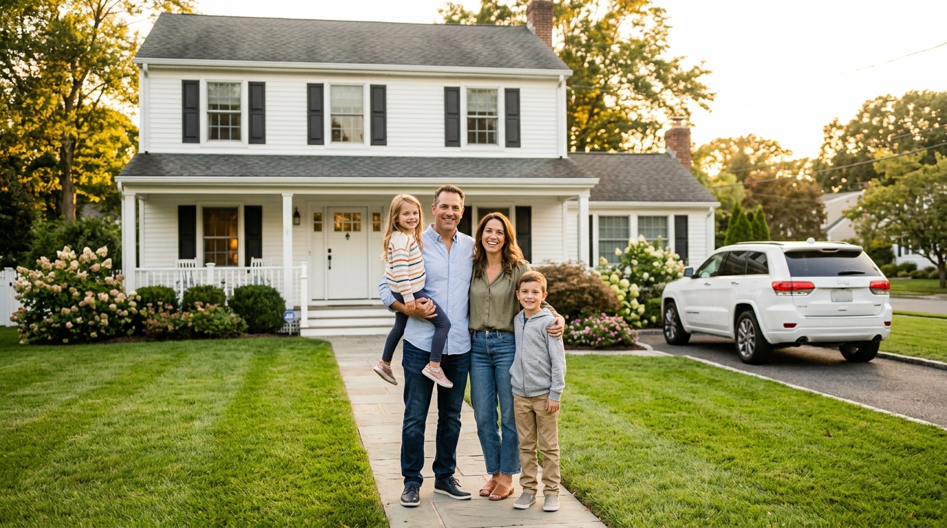 Car insurance in Huntington NY - family home protection