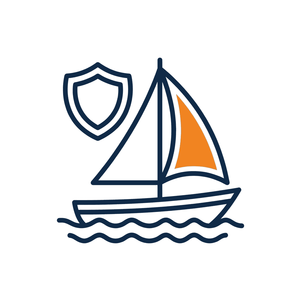 Boat insurance icon