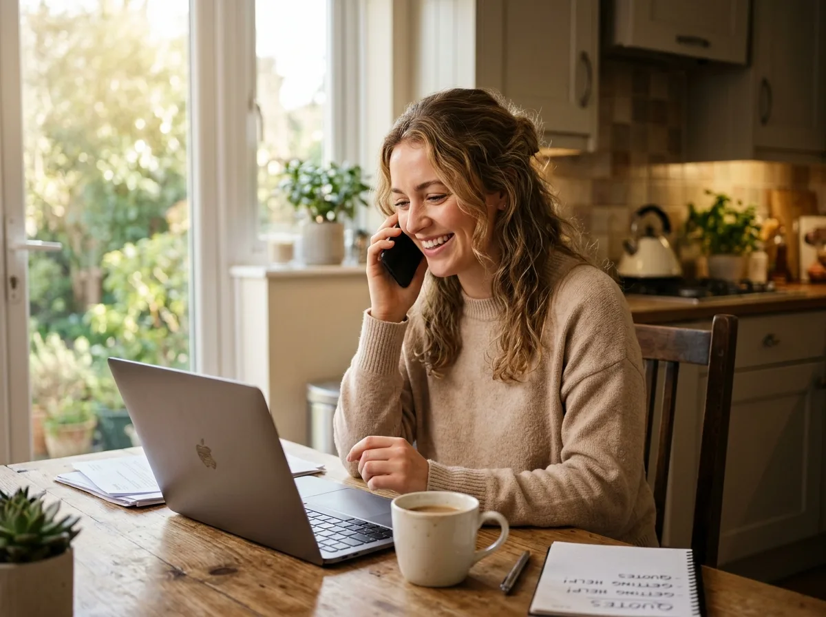 Getting a quote from home